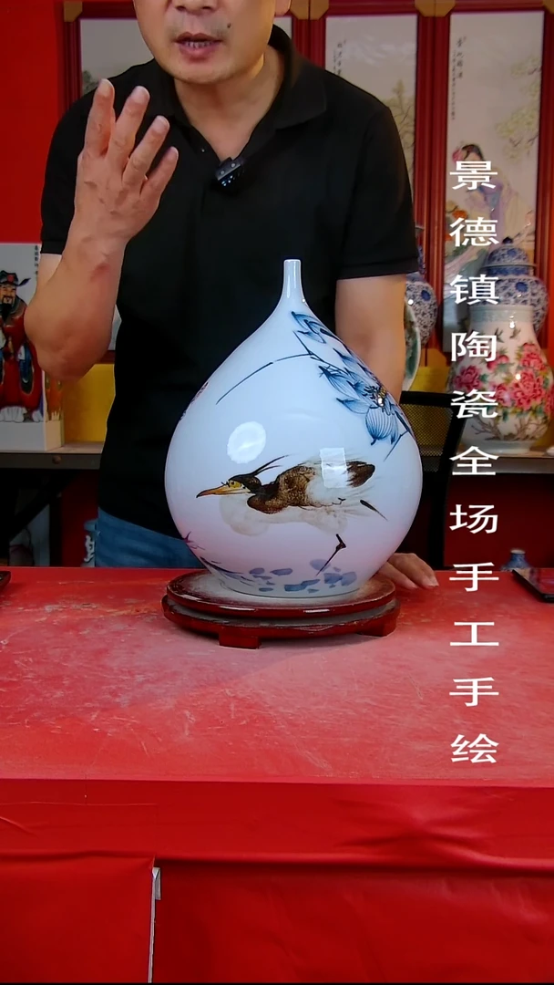 摆件景德镇陶瓷 全场手工手绘