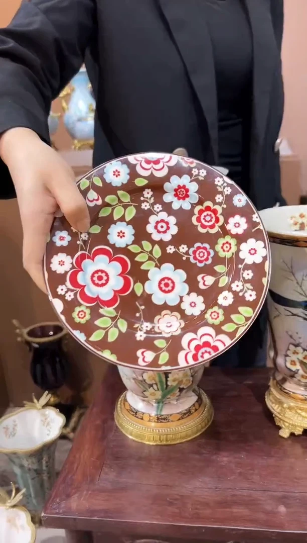 陶土陶瓷手绘摆件