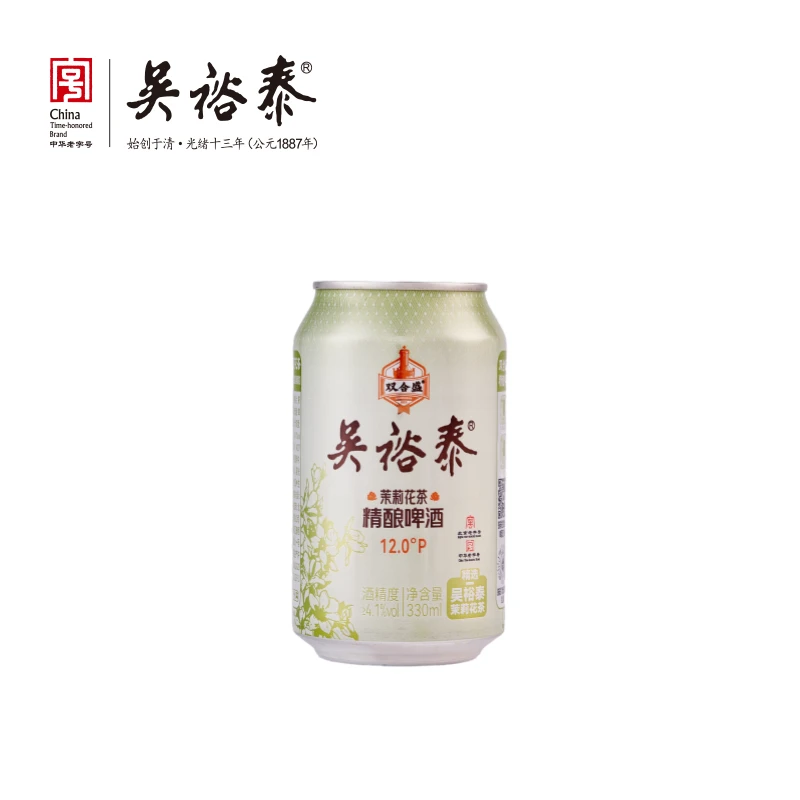 吴裕泰茉莉花茶精酿啤酒 330ml  *6听