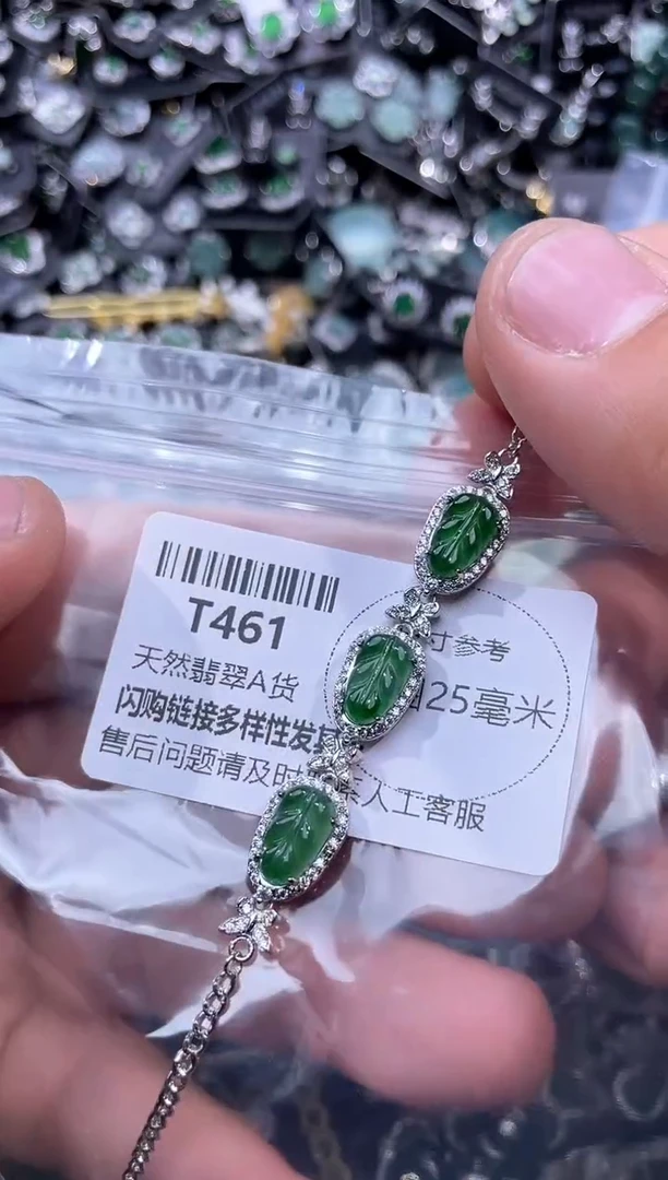 【闪购商品】翡翠颈饰未镶嵌T461手链