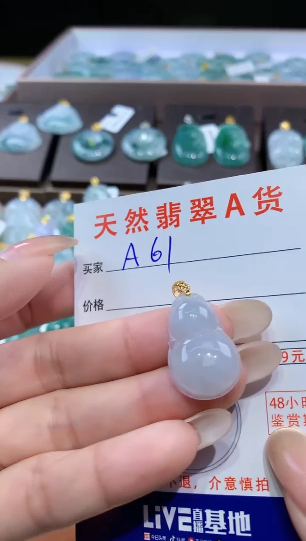 颈饰未镶嵌翡翠天然翡翠A货挂件