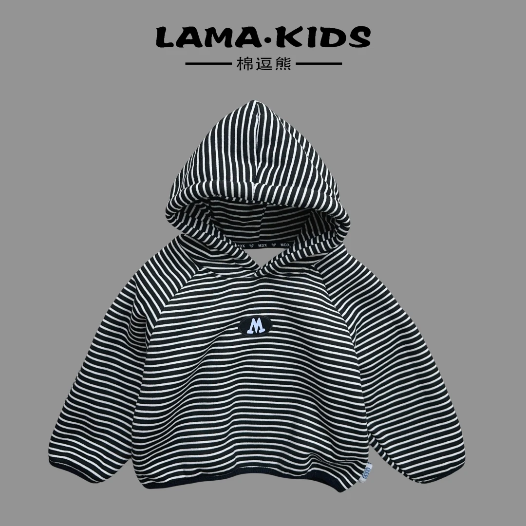 【棉逗熊冬款】男童韩版冬季休闲中大童百搭卫衣-12338