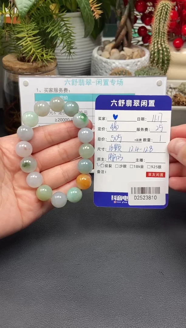 未镶嵌手串翡翠**D2523810