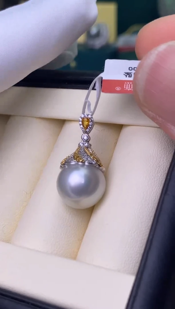 【闪购商品】海水珍珠颈饰银S925镶嵌1