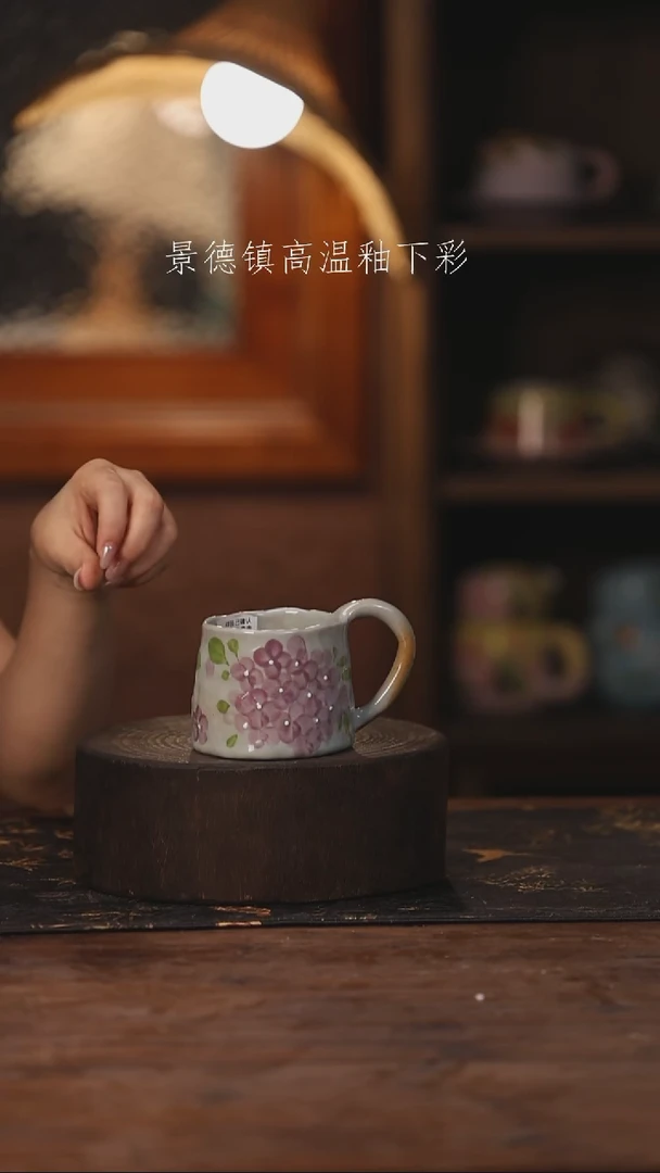 陶瓷景德镇高温釉下手绘陶瓷359