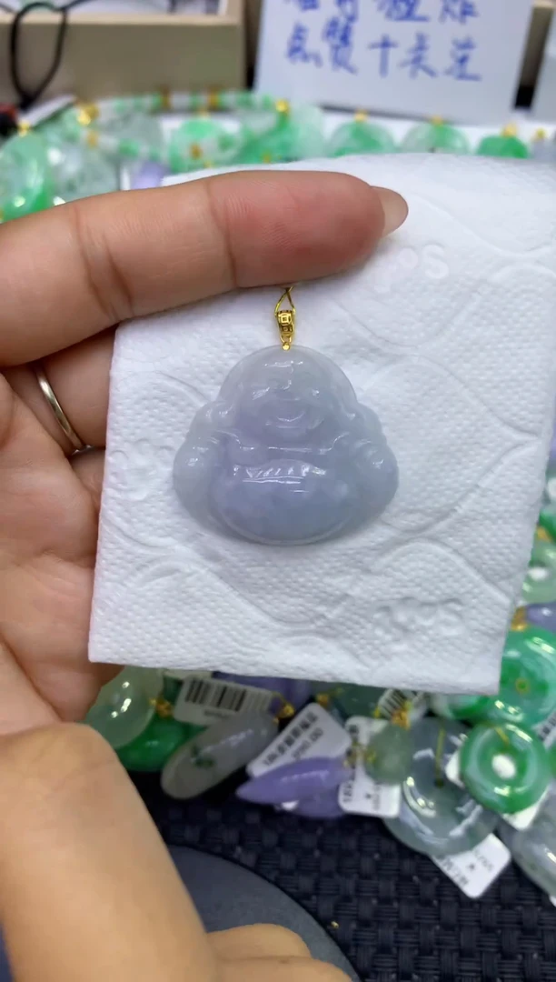 颈饰未镶嵌翡翠天然缅甸A货翡翠