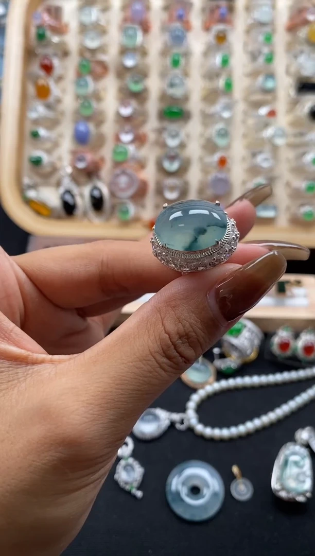 未镶嵌戒指翡翠缅甸天然a货翡翠