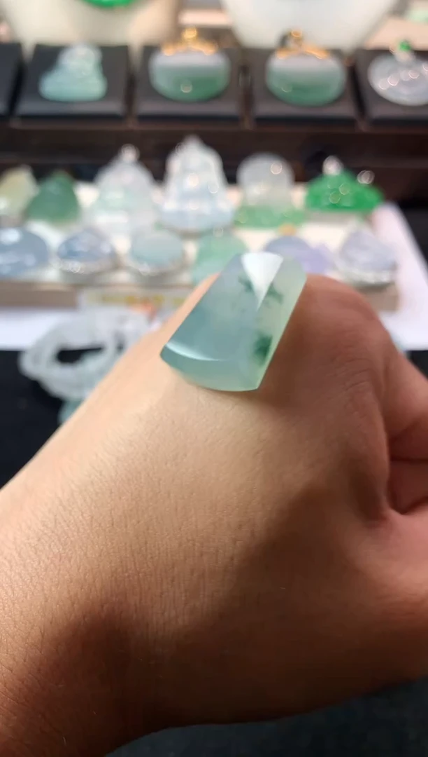 未镶嵌定制翡翠坎*~ 5075毛货不退不换