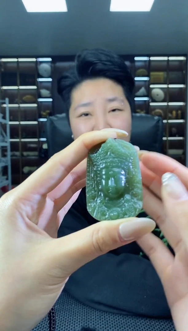 【闪购商品】和田玉颈饰未镶嵌度母佛首