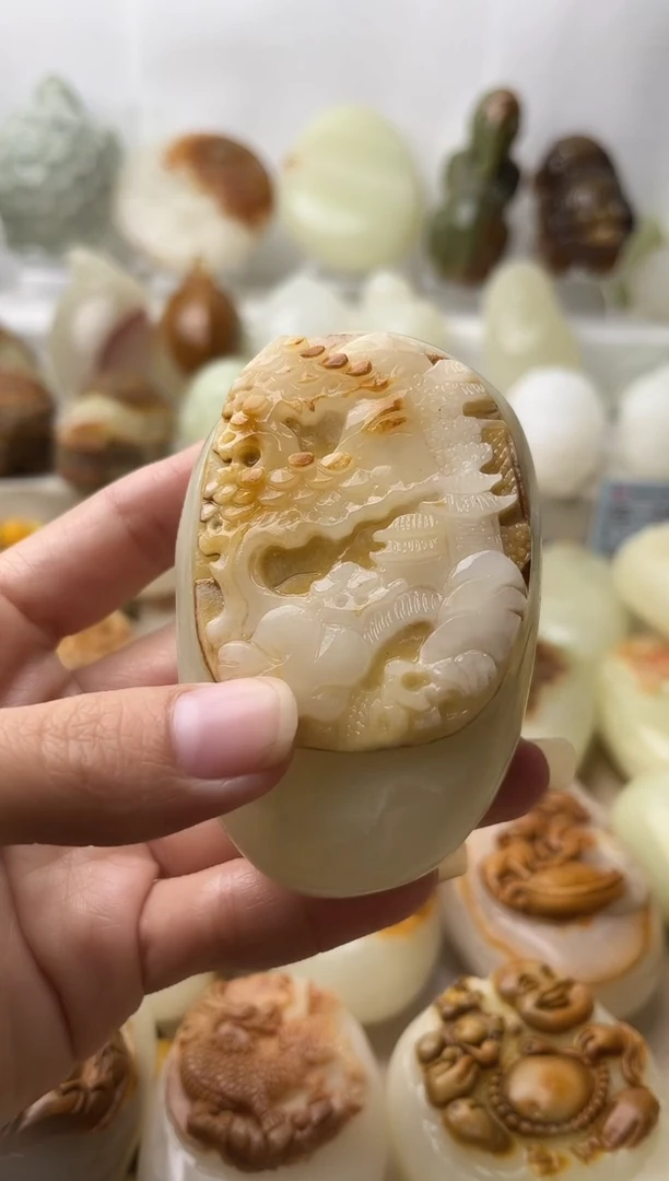 石材古青石棉纹正常不退换山水