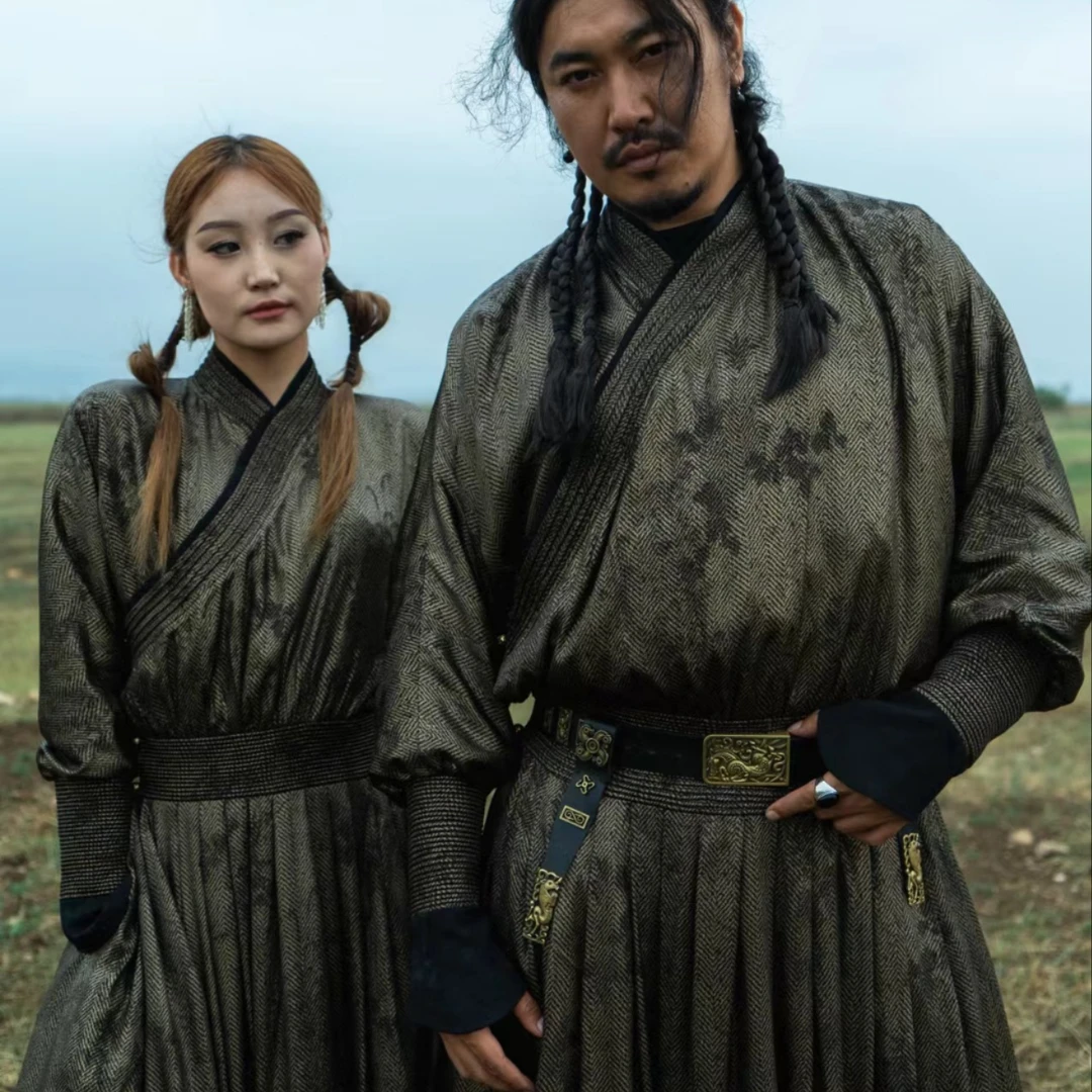 呼和蒙元素【男女同款斜襟袍子】