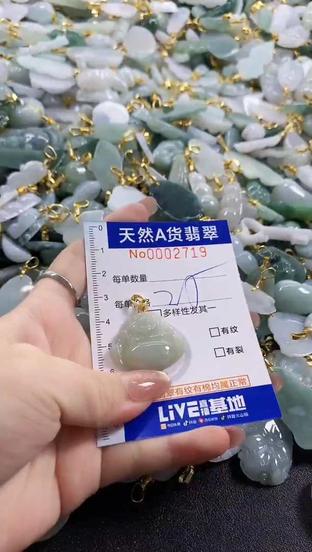 颈饰未镶嵌翡翠天然A货翡翠