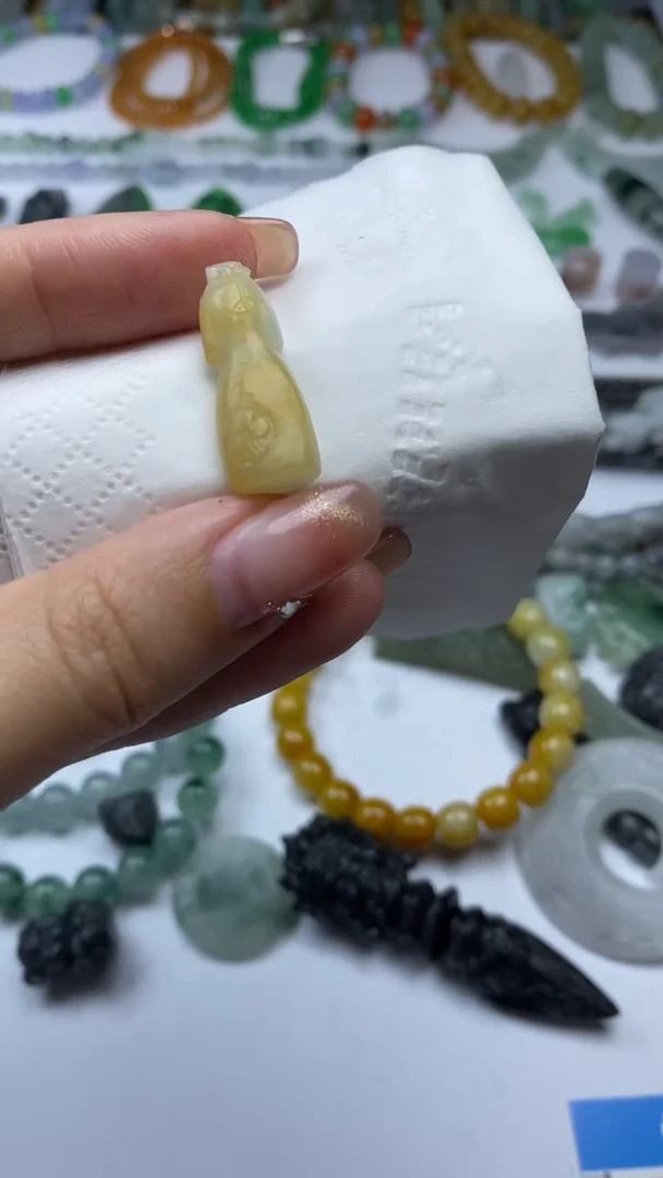 未镶嵌定制翡翠毛货定制不退不换