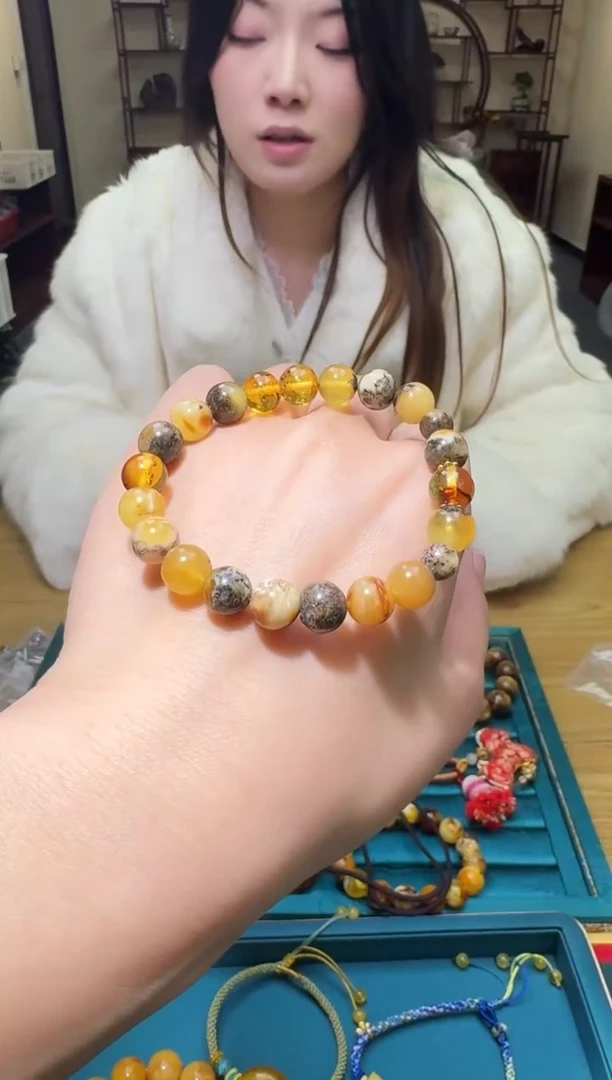 手链琥珀未镶嵌多样性发一件 088