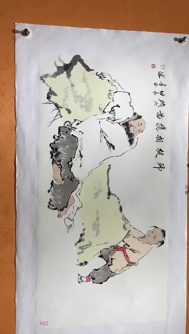 国画刘金玉老师亲笔手绘