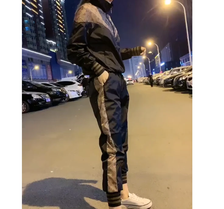 2025春季新款网红同款洋气气质韩版潮流休闲套装女炸街乖2
