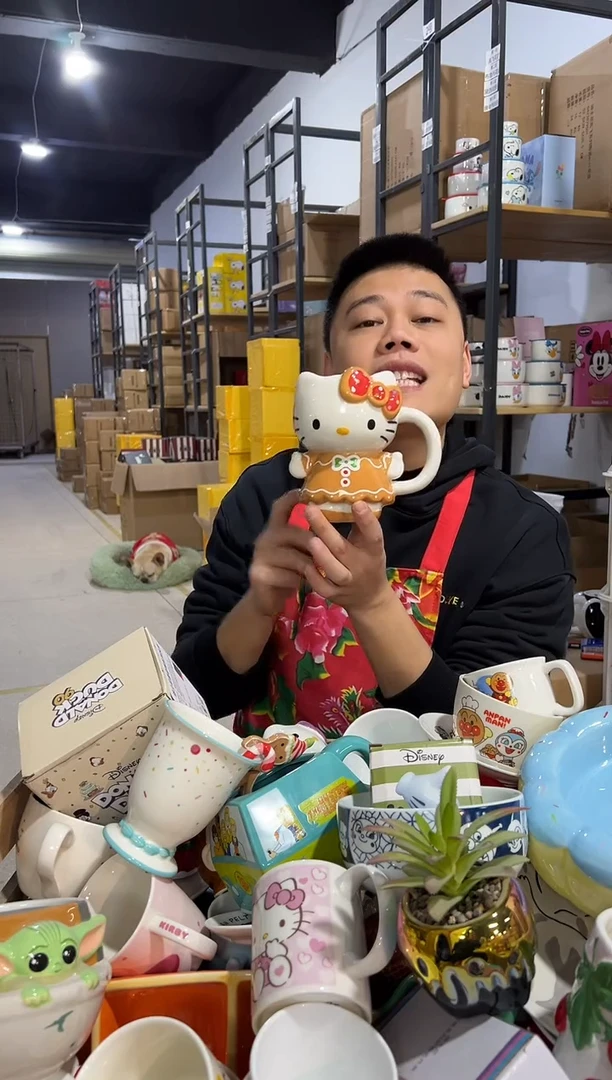 【闪购商品】杯陶瓷圣诞kt01jb全身杯