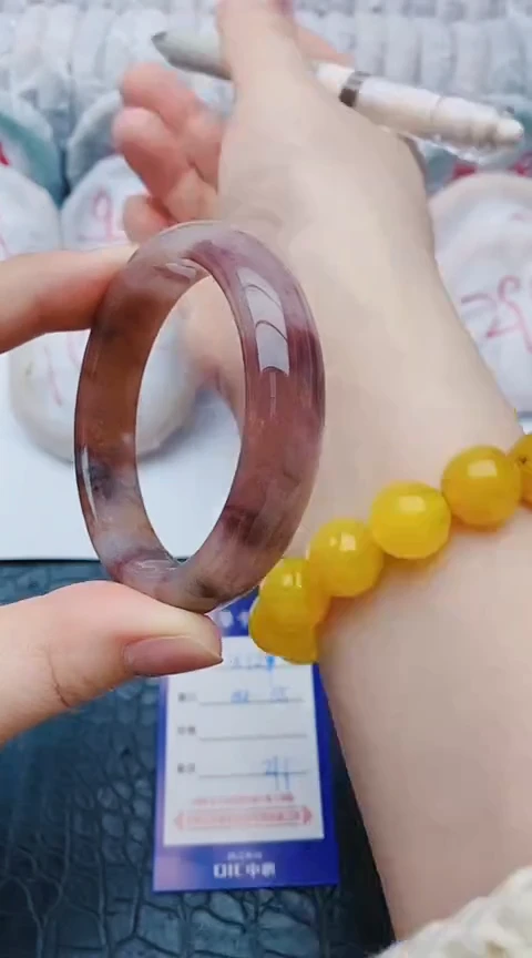 未镶嵌手镯石英质玉x129+54-55