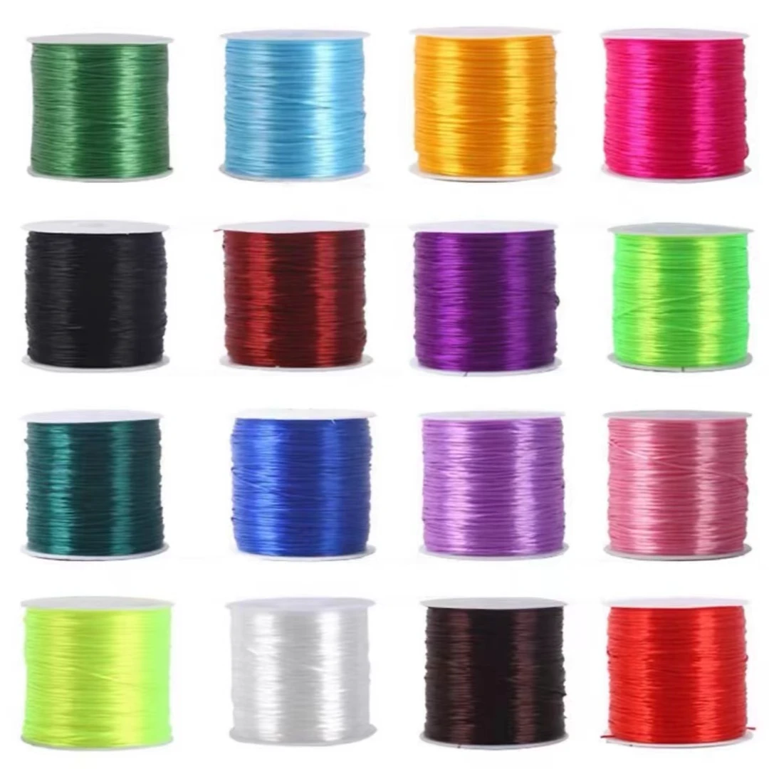 穿手链弹力绳手串穿珠子绳松紧文玩玉佛珠耐磨皮筋多种