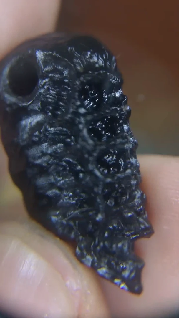 玛瑙/玉髓颈饰未镶嵌45黑八荒三通多样性发货发其一