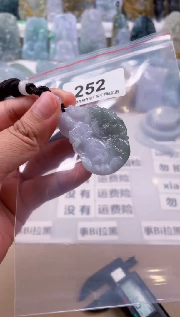 【闪购商品】翡翠颈饰未镶嵌天然缅甸A货翡翠252