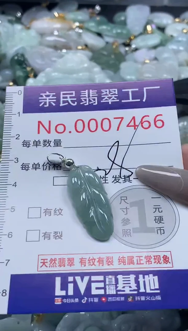 颈饰未镶嵌翡翠7466