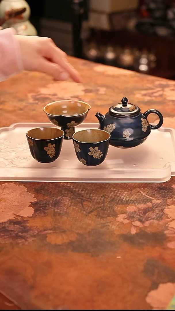 陶瓷茶具（无礼盒无茶盘）@@A11797