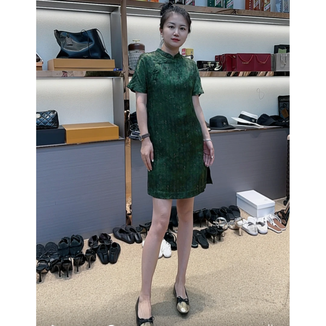 【GELINA】2025春夏新款重磅推荐短袖连衣裙1533