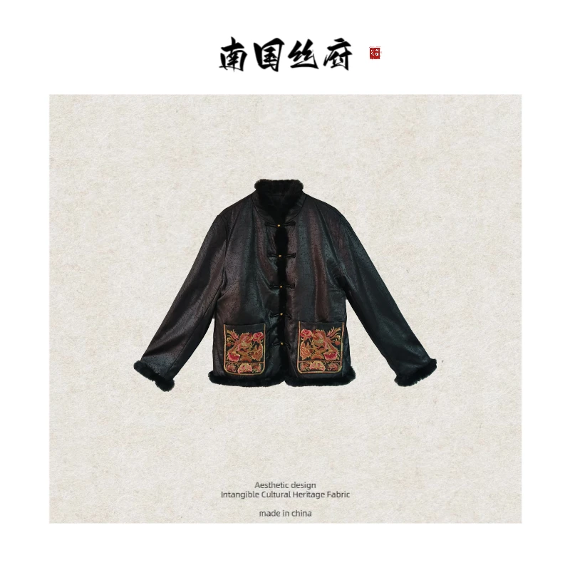 【似锦·棉衣】重磅苏州刺绣加棉加厚保暖上衣