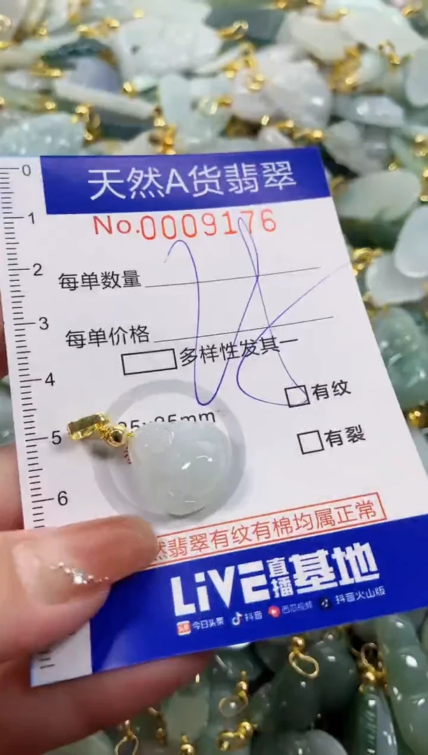 颈饰未镶嵌翡翠天然A货翡翠