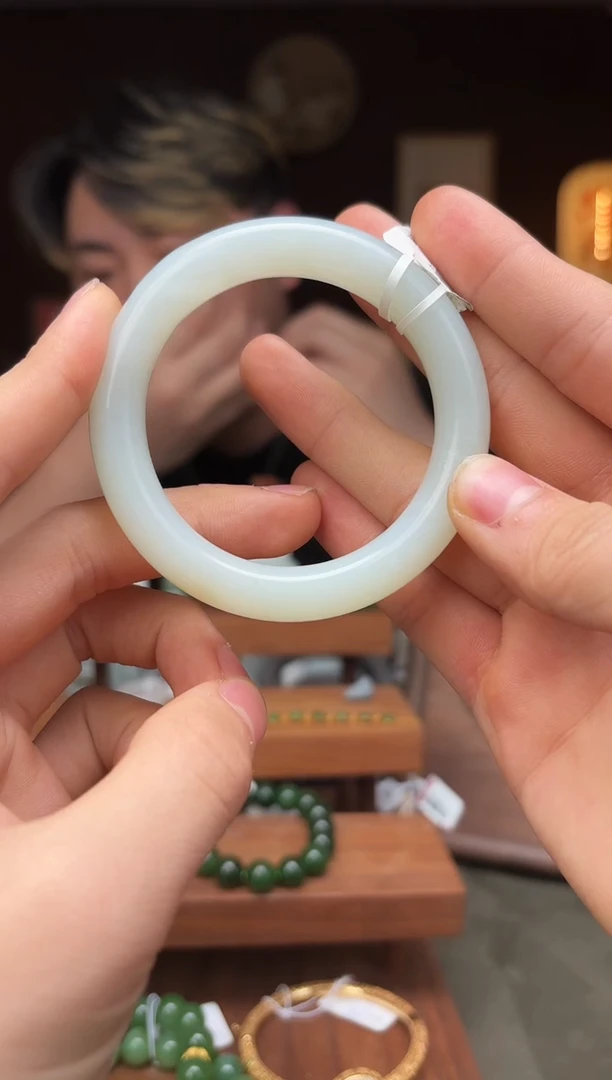 未镶嵌和田玉挂件胖*霓KK26-手镯 61mm