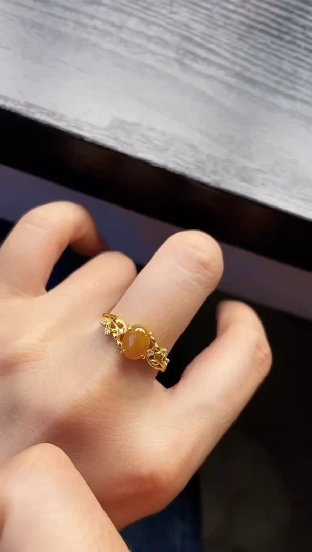 银S925镶嵌戒指翡翠12