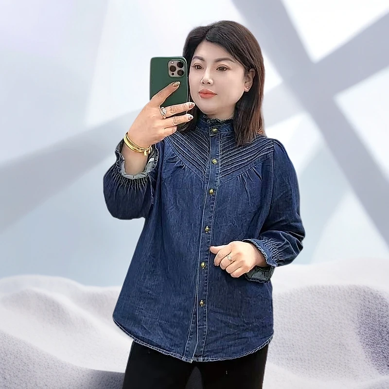 2024新年款11368个性休闲款牛仔衬衣