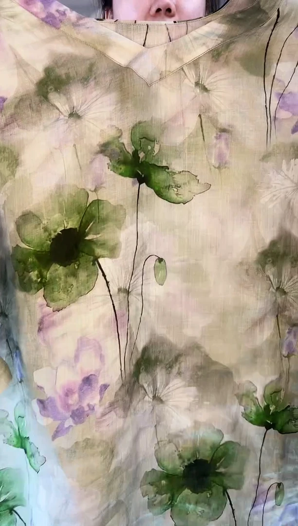 亚麻汉麻苎麻大码女装。