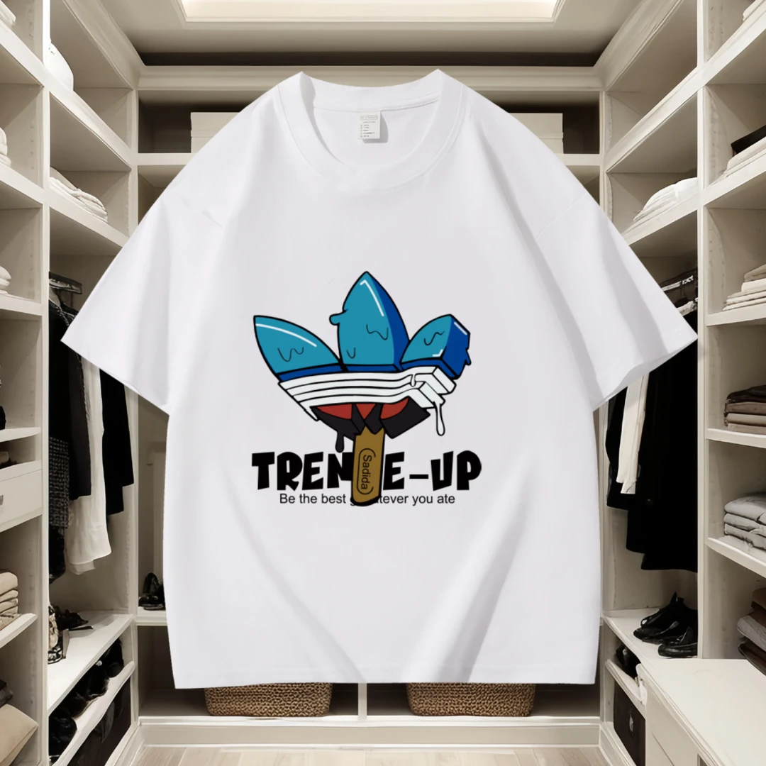 【一折粉丝福利】夏季男女同款百搭时尚潮牌短袖T恤