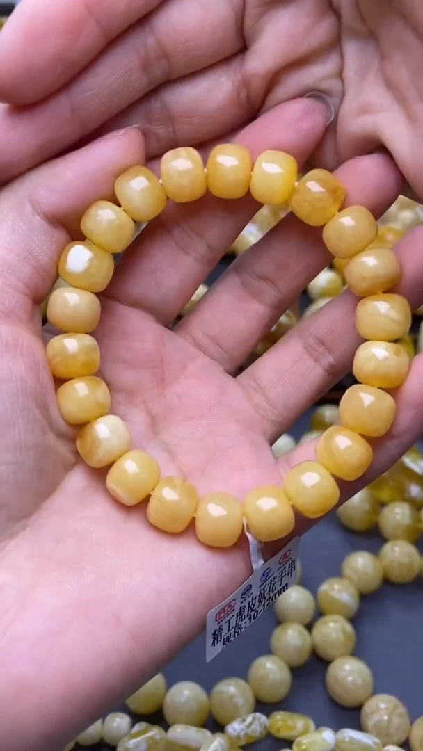 裸石蜜蜡银S925镶嵌葵.24