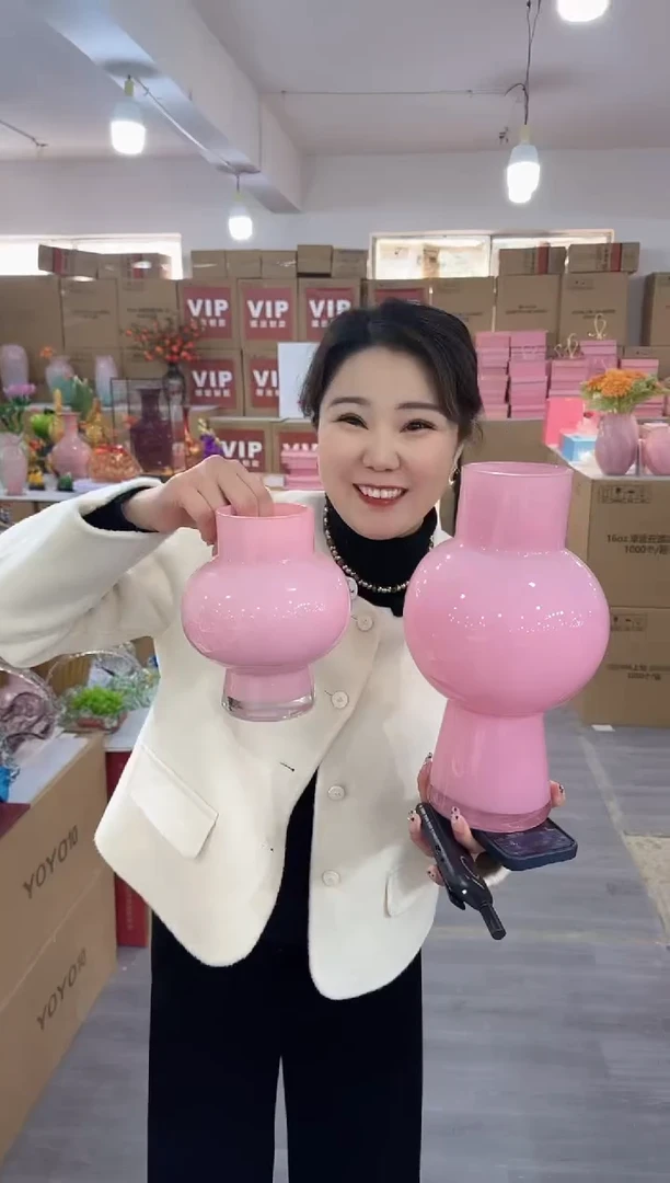 【闪购商品】琉璃椿新花器E-21晚一对