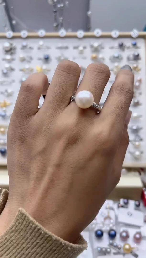 【闪购商品】淡水珍珠戒指合金67