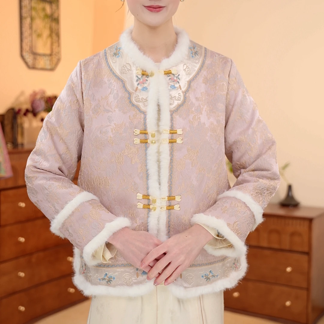 玉缕｜新中式百搭女士时尚复古气质国风外套-6463