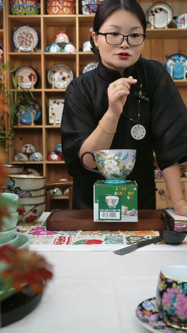 瓷片小可陶瓷一个杯子