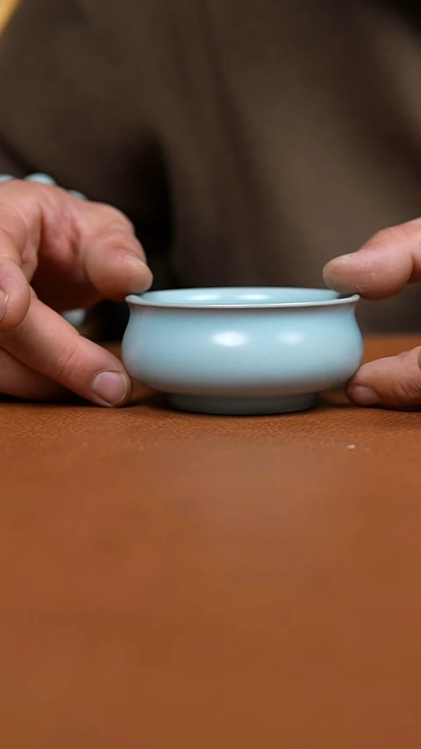 杯仿古宋臻处女受雇那个炉式杯微瑕