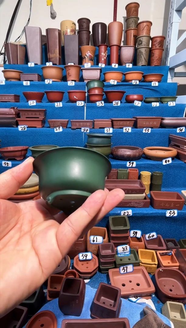 【闪购商品】紫砂紫砂花盆8*4.7