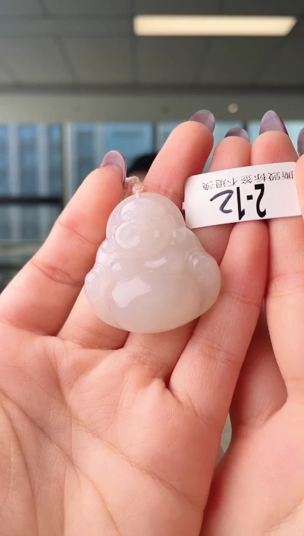 颈饰未镶嵌和田玉佛公 2-21