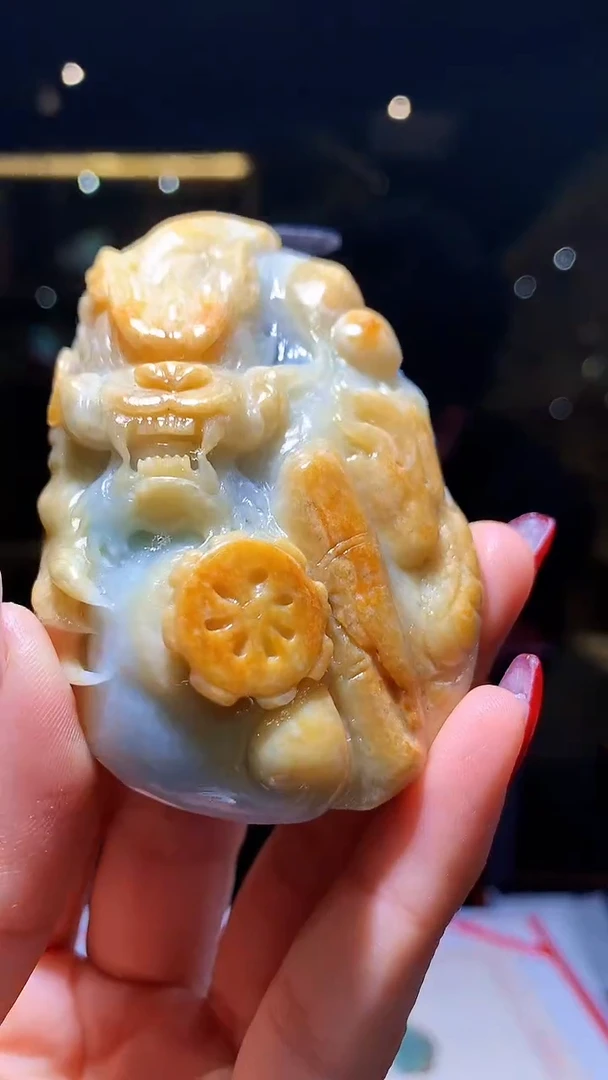 【闪购商品】定制翡翠未镶嵌1004hm-毛货挂件28