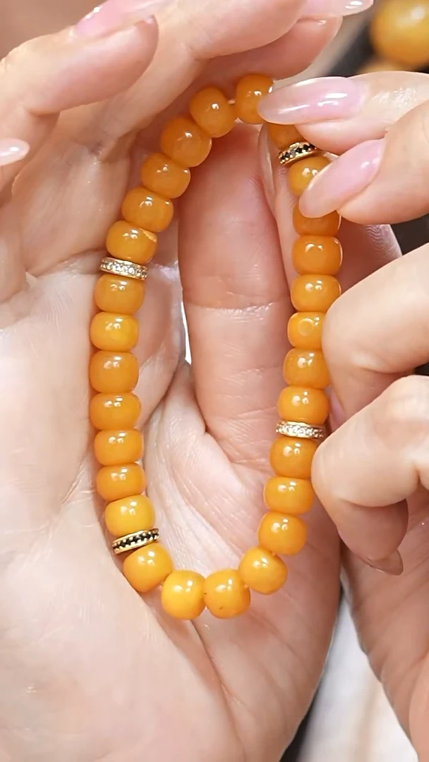 蜜蜡颈饰未镶嵌6214天然蜜蜡珠宝奇石云端妖孽全部保真