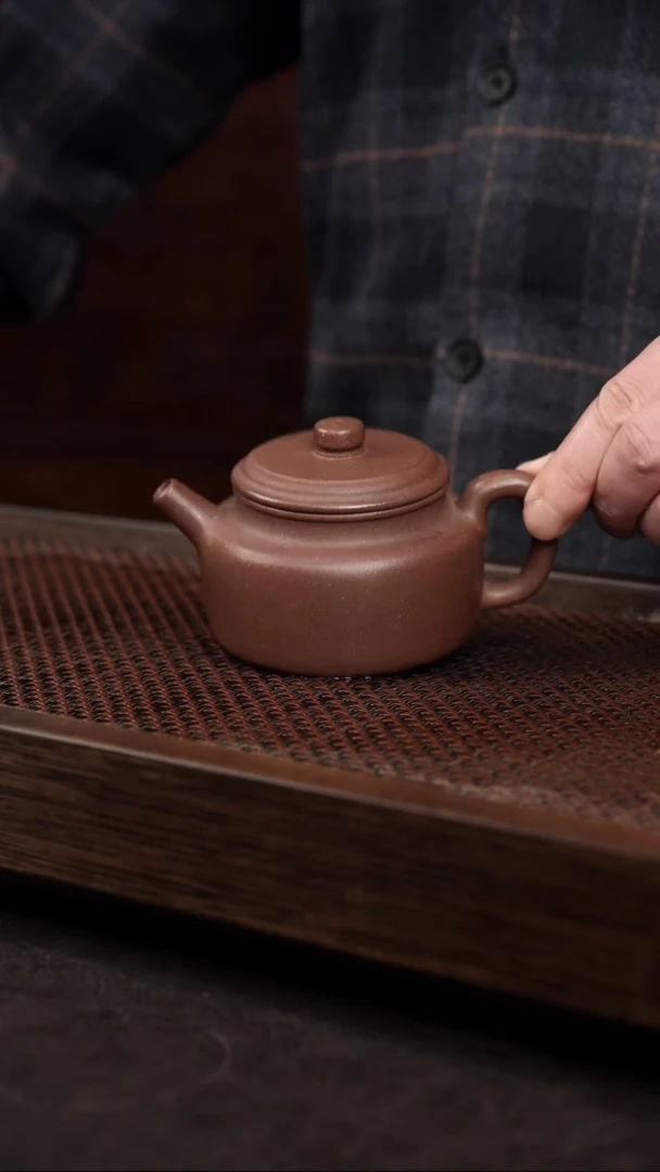 【闪购商品】紫砂茶壶老紫泥德中