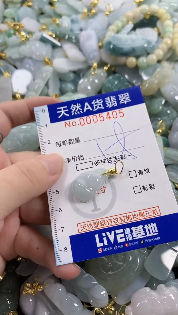 颈饰未镶嵌翡翠天然A货翡翠