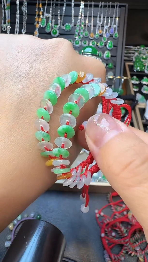 未镶嵌手串翡翠宝宝手串多样性发一