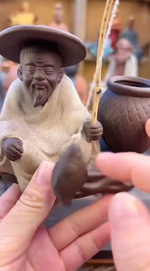紫砂茶宠器闵茶宠摆件