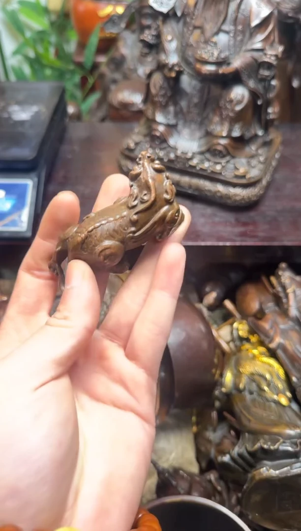 买铜就来旺铜杂货铺！（回头貔貅）